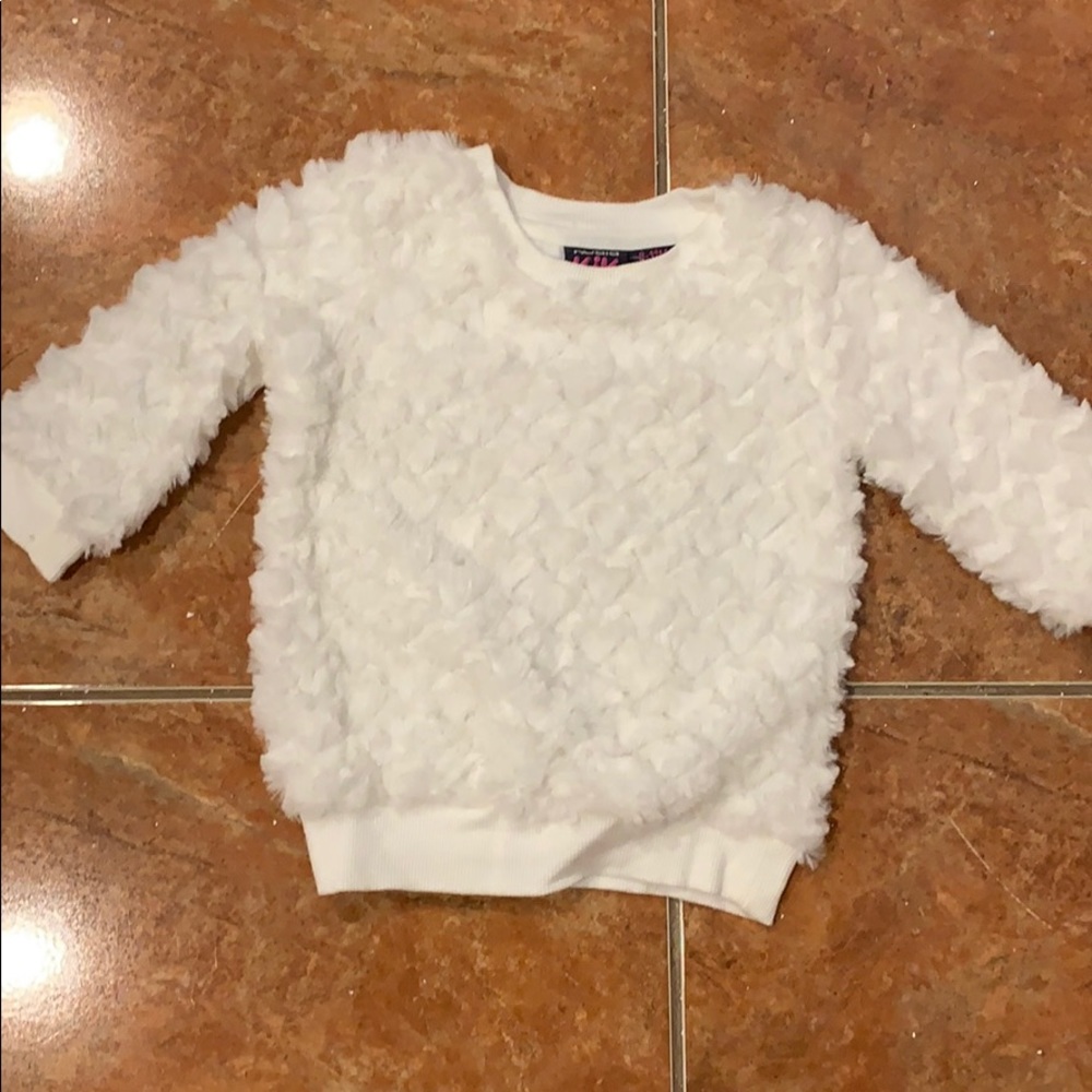 Girls Furry Sweater